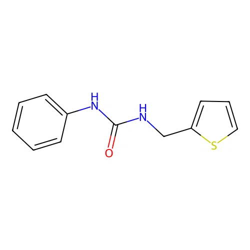 (phenylamino)-N-(2-thienylmethyl)carboxamide structure