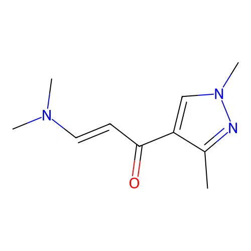 3-(Dimethylamino)-1-(1,3-dimethylpyrazol-4-yl)prop-2-en-1-one structure