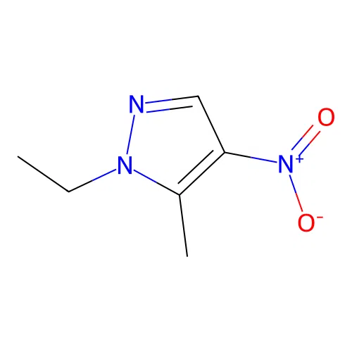 1-ethyl-5-methyl-4-nitro-1H-pyrazole structure