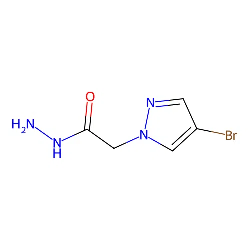 2-(4-bromo-1H-pyrazol-1-yl)acetohydrazide structure