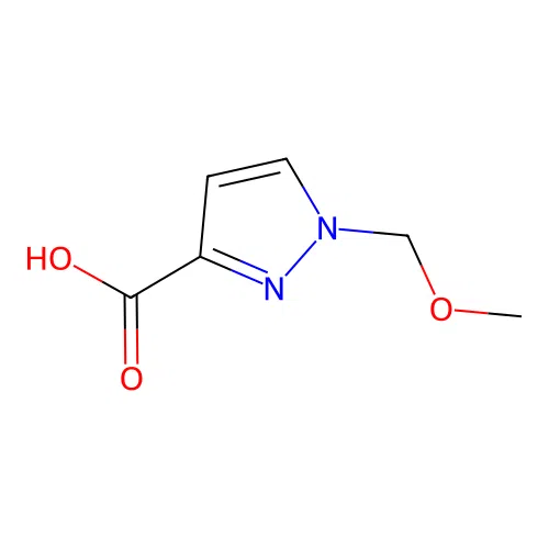 1-(methoxymethyl)-1H-pyrazole-3-carboxylic acid structure