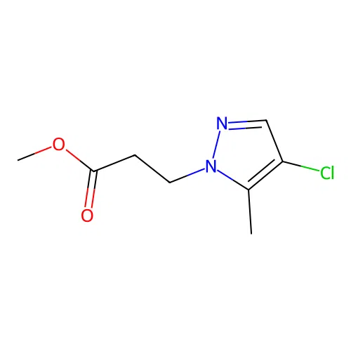 methyl 3-(4-chloro-5-methyl-1H-pyrazol-1-yl)propanoate structure
