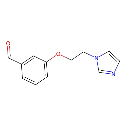 3-(2-(1H-imidazol-1-yl)ethoxy)benzaldehyde structure