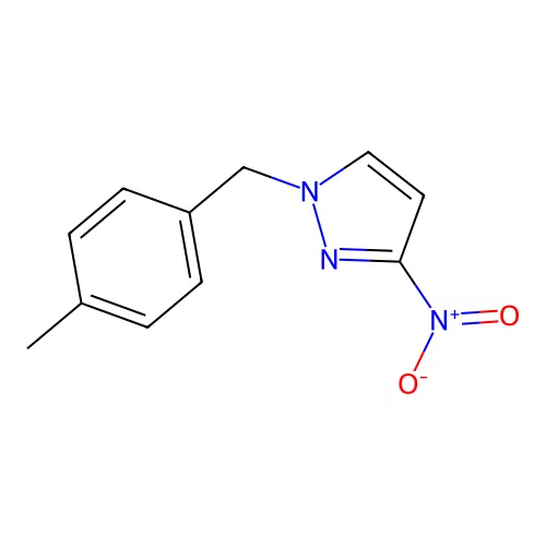 1-(4-methylbenzyl)-3-nitro-1H-pyrazole structure