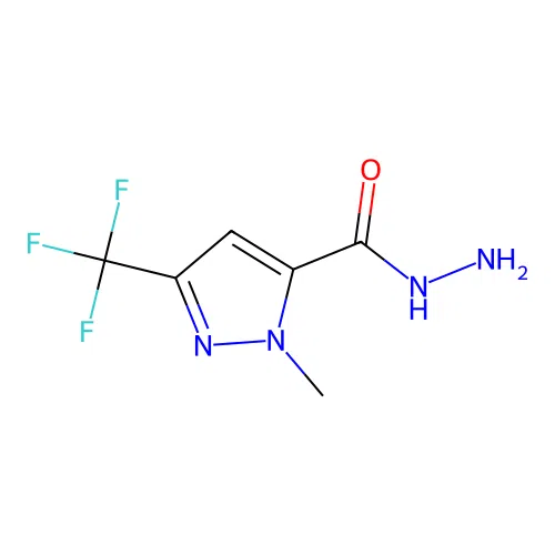 1-methyl-3-(trifluoromethyl)-1H-pyrazole-5-carbohydrazide structure