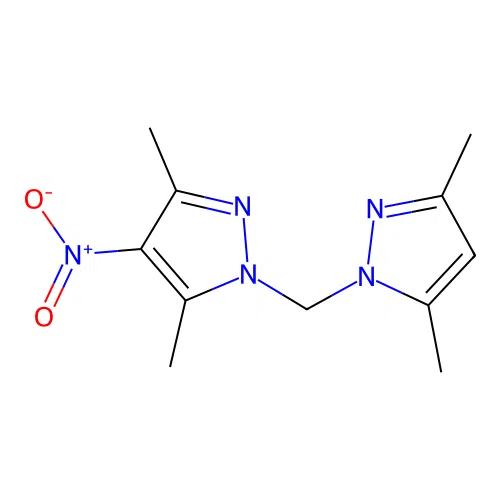 1-(3,5-Dimethyl-pyrazol-1-ylmethyl)-3,5-dimethyl-4-nitro-1H-pyrazole structure
