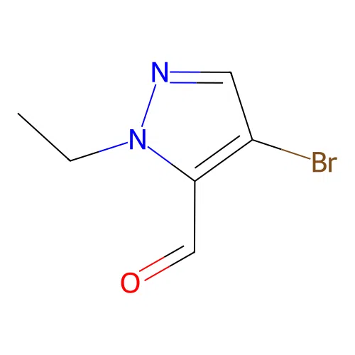 4-Bromo-2-ethyl-2H-pyrazole-3-carbaldehyde structure