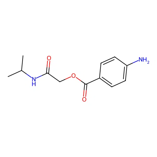 [(Propan-2-yl)carbamoyl]methyl 4-aminobenzoate structure