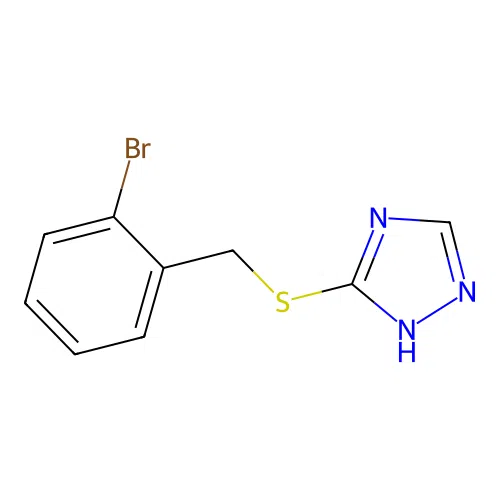 5-((2-Bromobenzyl)thio)-1h-1,2,4-triazole structure