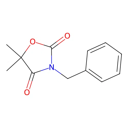 5,5-Dimethyl-3-(phenylmethyl)-2,4-oxazolidinedione structure