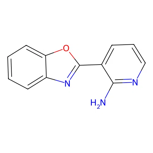 3-(2-Benzoxazolyl)-2-pyridinamine structure