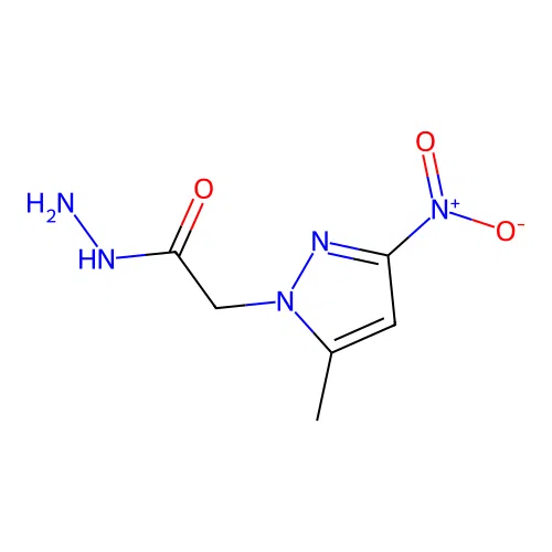 2-(5-methyl-3-nitro-1H-pyrazol-1-yl)acetohydrazide structure