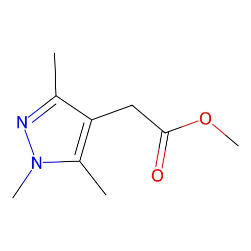 Methyl 2-(1,3,5-trimethylpyrazol-4-yl)acetate structure