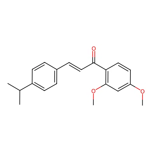 (2E)-1-(2,4-Dimethoxyphenyl)-3-[4-(propan-2-yl)phenyl]prop-2-en-1-one structure