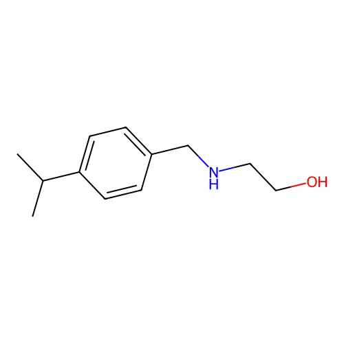 2-[(4-Propan-2-ylphenyl)methylamino]ethanol structure