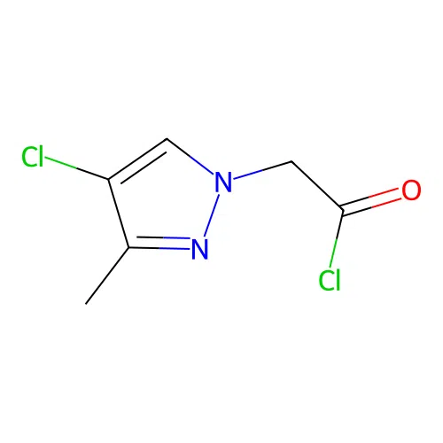 (4-Chloro-3-methyl-pyrazol-1-yl)-acetyl chloride structure