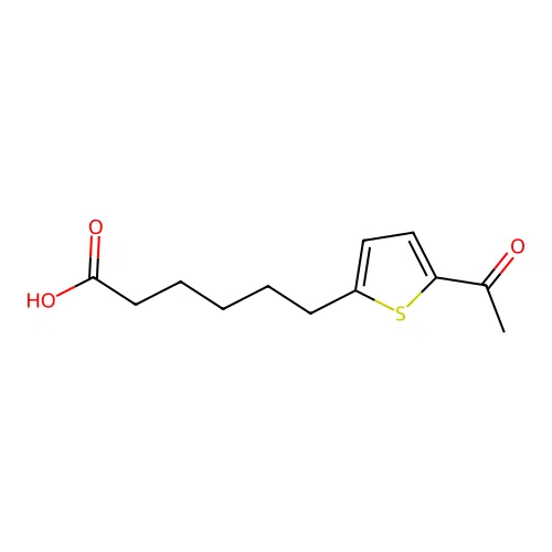 6-(5-Acetylthiophen-2-yl)hexanoic acid structure