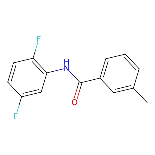 N-(2,5-difluorophenyl)-3-methylbenzamide structure