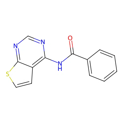 N-{Thieno[2,3-D]pyrimidin-4-YL}benzamide structure