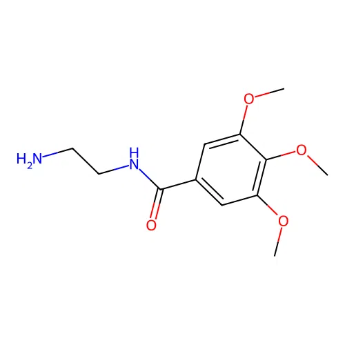 N-(2-aminoethyl)-3,4,5-trimethoxybenzamide structure