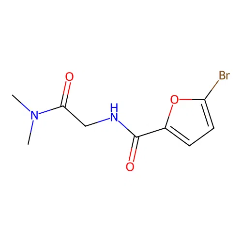 5-Bromo-N-(2-(dimethylamino)-2-oxoethyl)furan-2-carboxamide structure