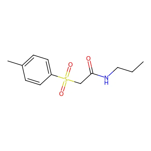 2-[(4-methylphenyl)sulfonyl]-N-propylacetamide structure