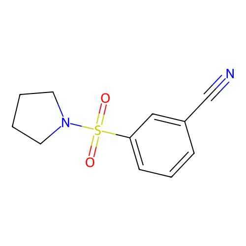 3-(Pyrrolidin-1-ylsulfonyl)benzonitrile structure