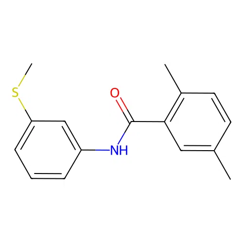 2,5-Dimethyl-N-[3-(methylthio)phenyl]benzamide structure