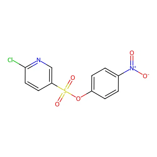 4-Nitrophenyl 6-chloropyridine-3-sulfonate structure