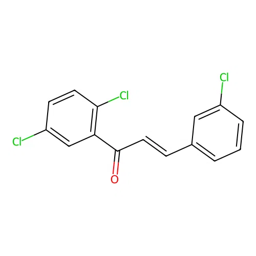 (2E)-3-(3-Chlorophenyl)-1-(2,5-dichlorophenyl)prop-2-en-1-one structure