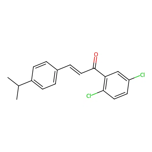 (2E)-1-(2,5-Dichlorophenyl)-3-[4-(propan-2-yl)phenyl]prop-2-en-1-one structure