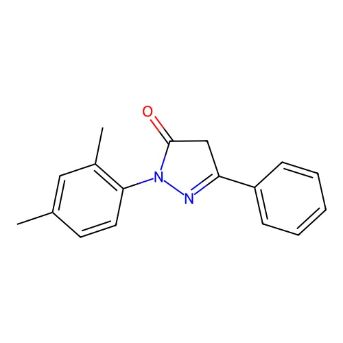 1-(2,4-Dimethylphenyl)-3-phenyl-1H-pyrazole-5(4H)-one structure
