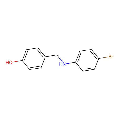 4-[(4-Bromoanilino)methyl]phenol structure