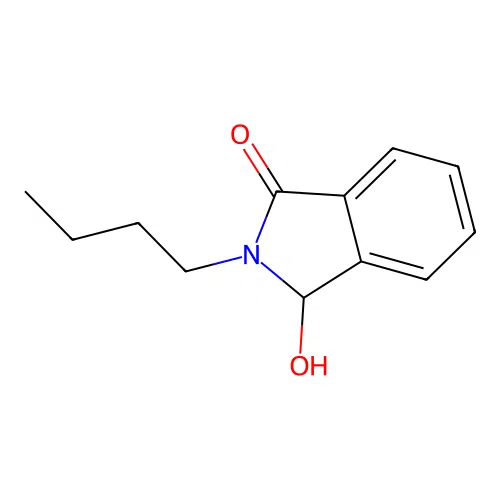 2-butyl-3-hydroxy-2,3-dihydro-1H-isoindol-1-one structure