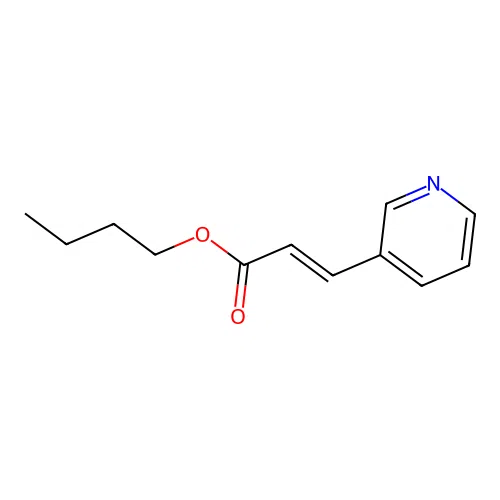 Butyl 3-pyridin-3-ylprop-2-enoate structure