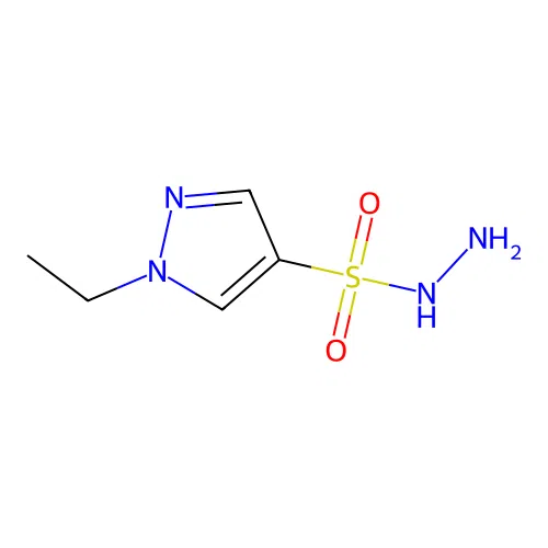 1-ethyl-1H-pyrazole-4-sulfonohydrazide structure