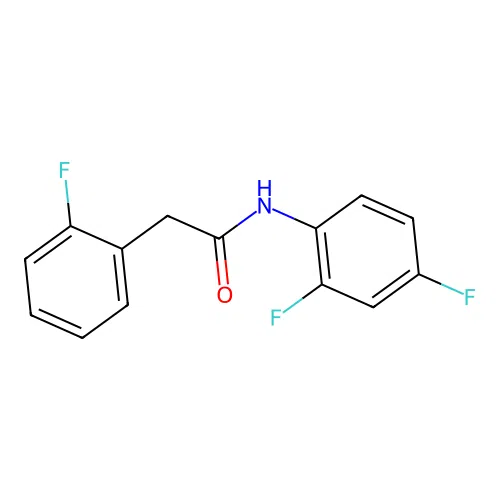 N-(2,4-difluorophenyl)-2-(2-fluorophenyl)acetamide structure