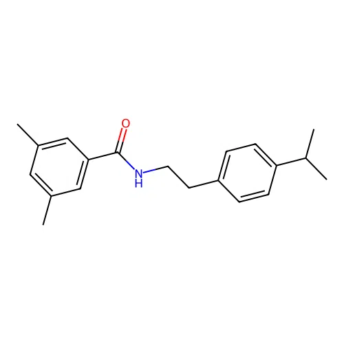 N-(4-isopropylphenethyl)-3,5-dimethylbenzamide structure