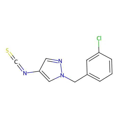 1-(3-Chloro-benzyl)-4-isothiocyanato-1H-pyrazole structure