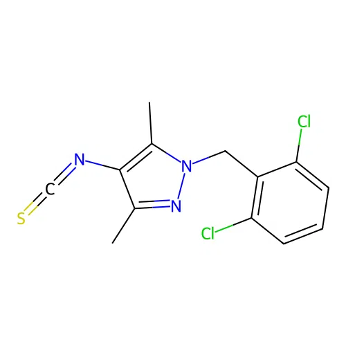 1-(2,6-Dichloro-benzyl)-4-isothiocyanato-3,5-dimethyl-1H-pyrazole structure