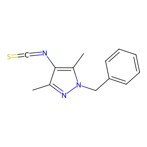 1-benzyl-4-isothiocyanato-3,5-dimethyl-1H-pyrazole structure
