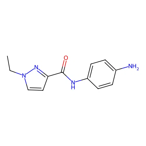N-(4-aminophenyl)-1-ethyl-1H-pyrazole-3-carboxamide structure