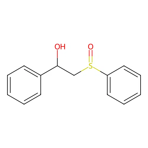 1-Phenyl-2-(phenylsulfinyl)ethanol structure