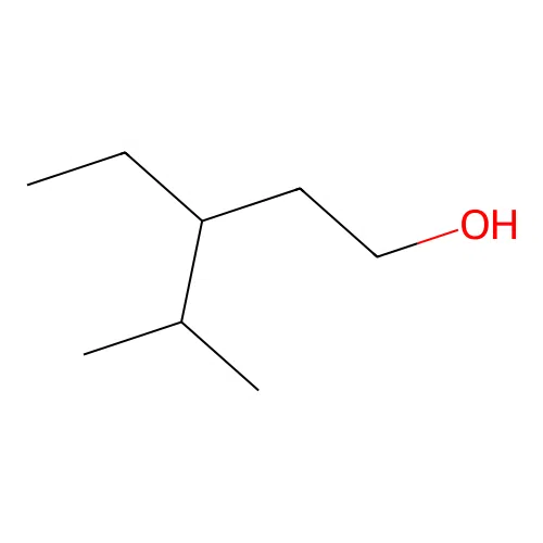 3-Ethyl-4-methylpentan-1-ol structure