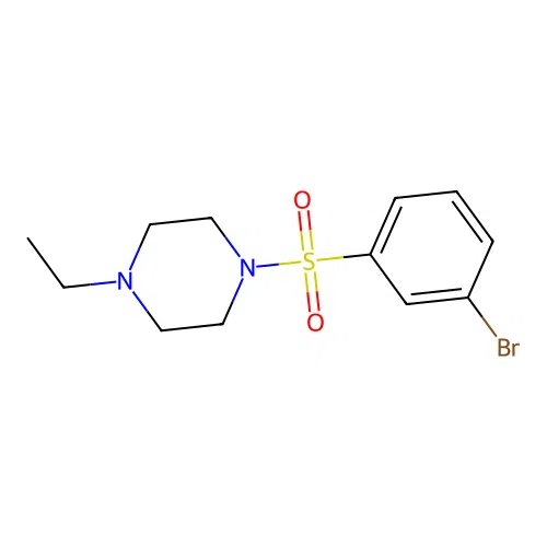1-(3-Bromophenylsulfonyl)-4-ethylpiperazine structure