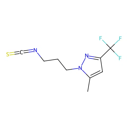 1-(3-Isothiocyanato-propyl)-5-methyl-3-trifluoromethyl-1H-pyrazole structure