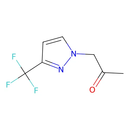 1-(3-(Trifluoromethyl)-1H-pyrazol-1-yl)propan-2-one structure