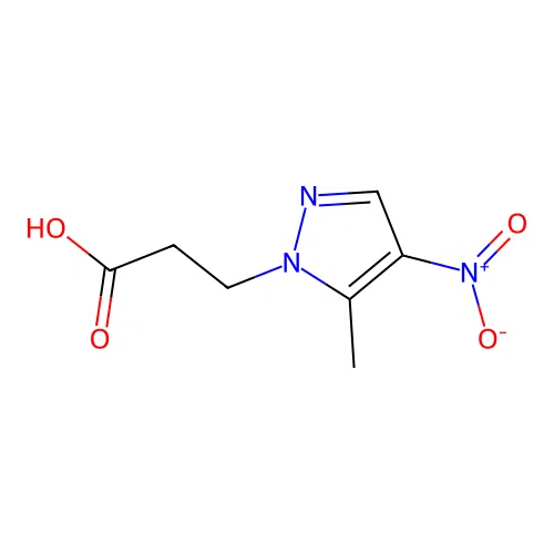 3-(5-methyl-4-nitro-1H-pyrazol-1-yl)propanoic acid structure