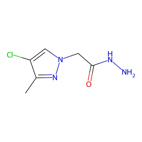 2-(4-chloro-3-methyl-1H-pyrazol-1-yl)acetohydrazide structure