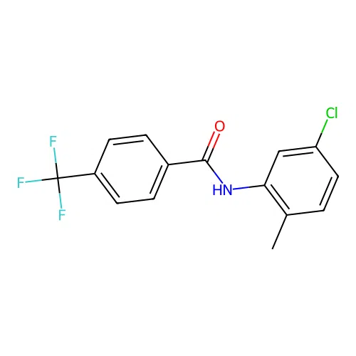 N-(5-chloro-2-methylphenyl)-4-(trifluoromethyl)benzamide structure